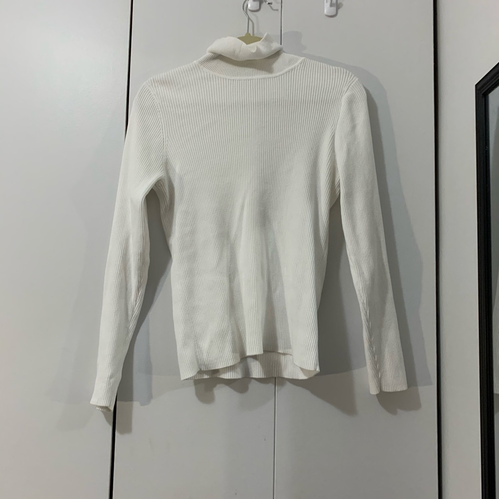 White turtleneck